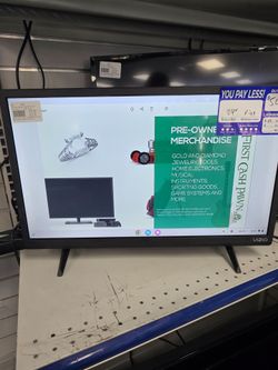 Vizio 24" Smart TV With Remote. ASK FOR RYAN. #4(contact info removed)913-01