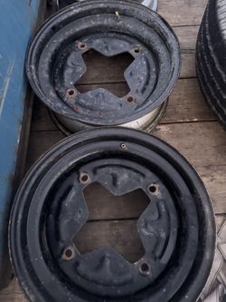 Trailer Axle And Rims