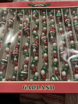 Shiny Brite Christopher Radko Garland 7feet Christmas NIB