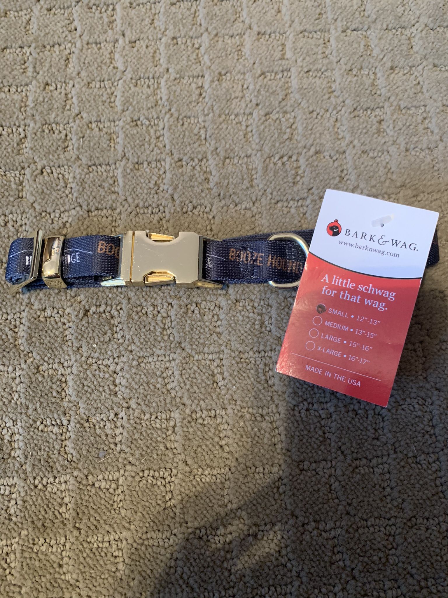 Bark & Wag Breckenridge Distillery Dog Collar - New with tags