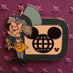 2025 Hidden Disney Pin Wave B Mad Hatter Walt Disney World Logo Chaser