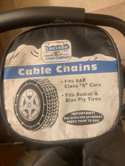 Cable Chains/Radial Tires, Fit’s (S) Car’s 