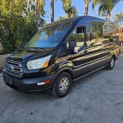 2017 FORD TRANSIT T350 XLT MEDIUM ROOF 15 PASSENGER VAN!1 OWNER,CLEAN TITLE,SMOG