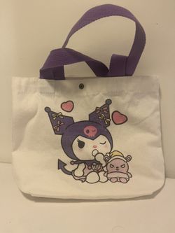 Hello Kitty Kuromi Canvas Hand Bag 