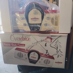 overdrive portable radio cassette