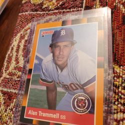 Detroit Tigers Alan Trammell Jack Morris Lou Whitaker 1988 Donruss Best Of Baseball Cards 
