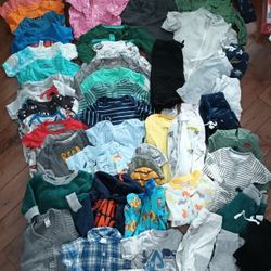 Large Baby Boys Clothes 3 Months -55 Pieces 