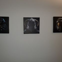 Game room wall Art, textured canvas