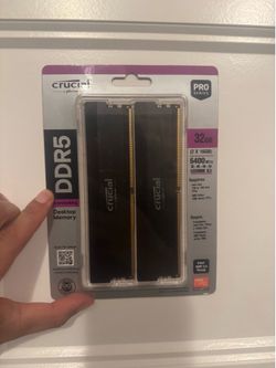 Crucial DDR5 Pro Series 32GB (2x16GB) 6000MHz