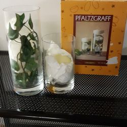 PILLARS FLOATING CANDLE VASE SET