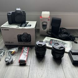 Canon 6D with Lenses and Extras