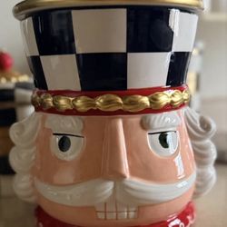 Mackenzie Childs Viral Dupe Nutcracker Cookie Jar