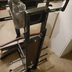 Flat Screen TV Enetertaiment With Glass Shelves