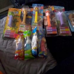 PEZ Dispenser Collection 9-10 Different Ones