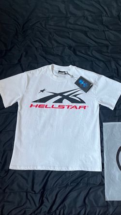 White hellstar tee