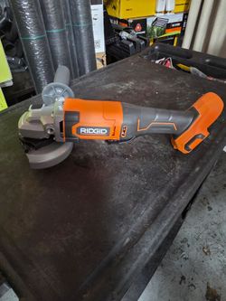 RIDGID 18V CORDLES ANGLE GRINDER TOOL ONLY NEW