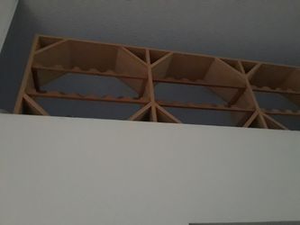 Custom wine racks solid wood