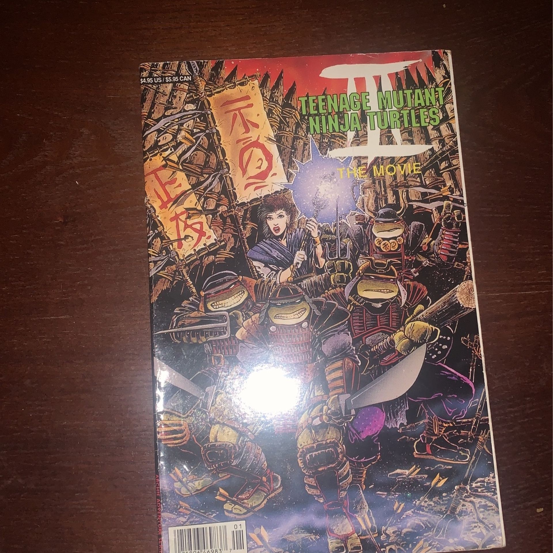 Teenage mutant ninja turtles the movie comic