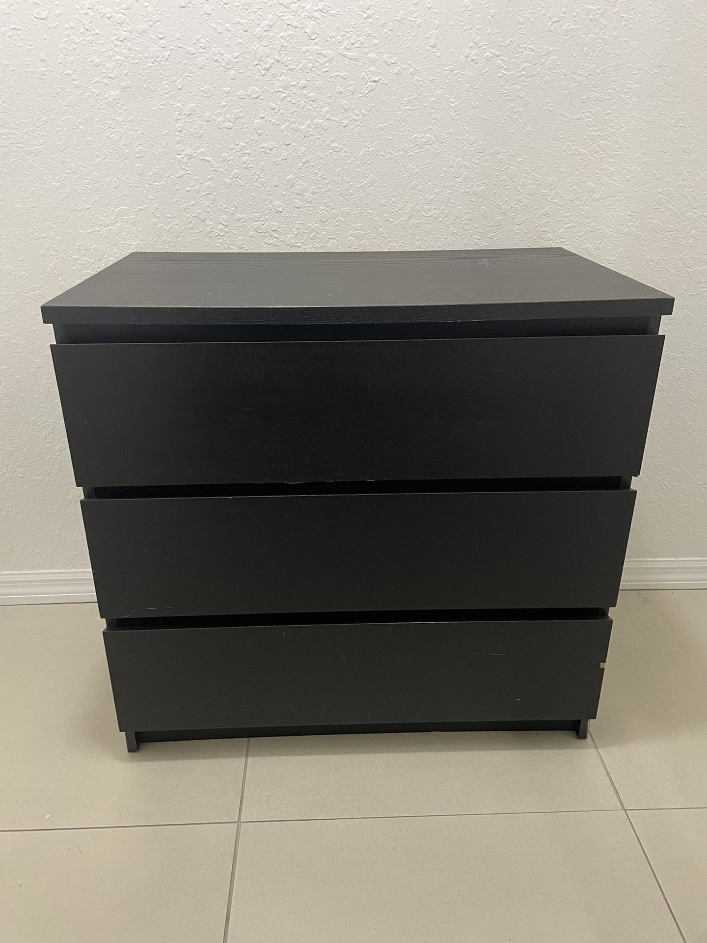 Medium Sized Black Dresser