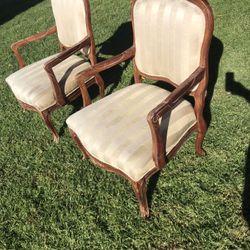 Wood & Fabric Chairs $65
