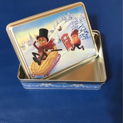 Mr. Peanut Sledding Cookie Tin
