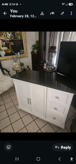 Small buffet style table