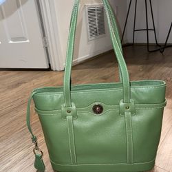 Dooney and Bourke Vintage Green Purse 