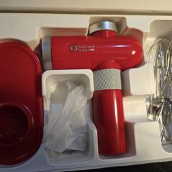 Kitchen in the Box Cordless Hand Mixer (Cherry Red)