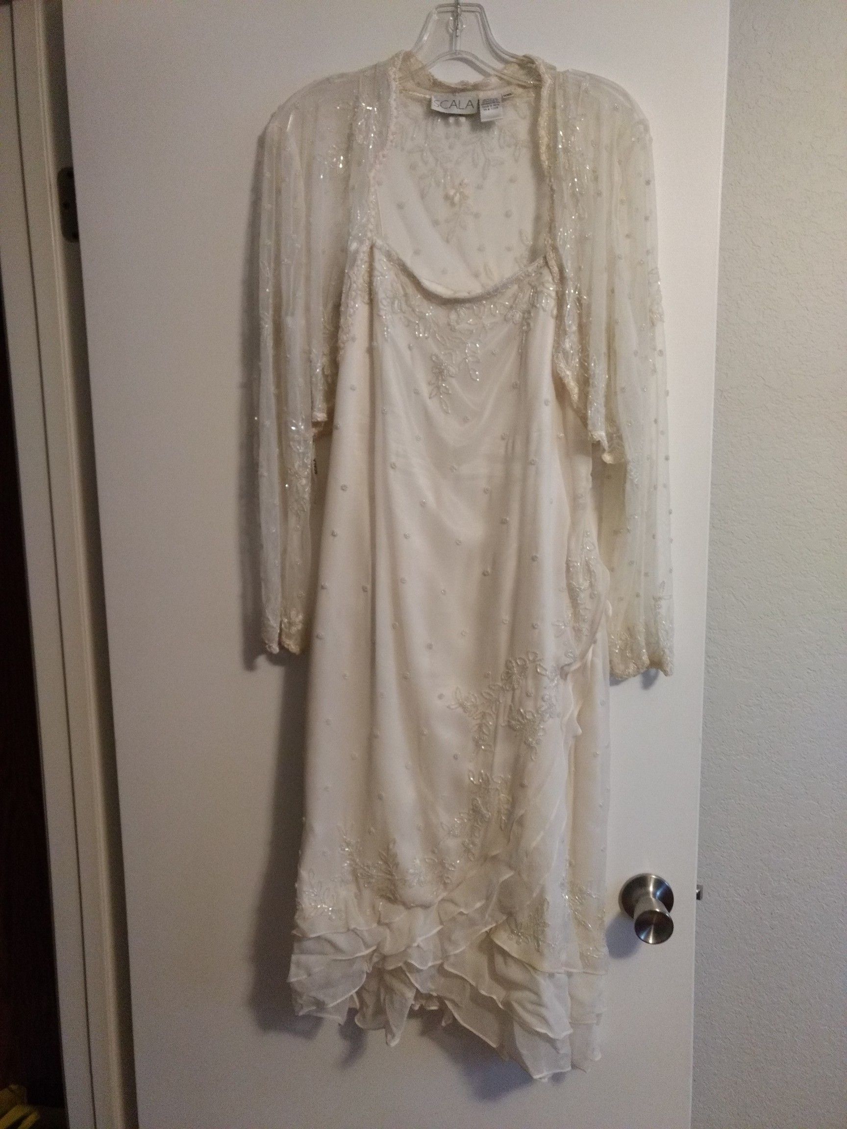 Scala sequin formal dress