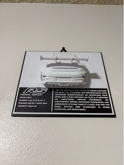 Porsche 992 GT3 RS 3D Wall Art