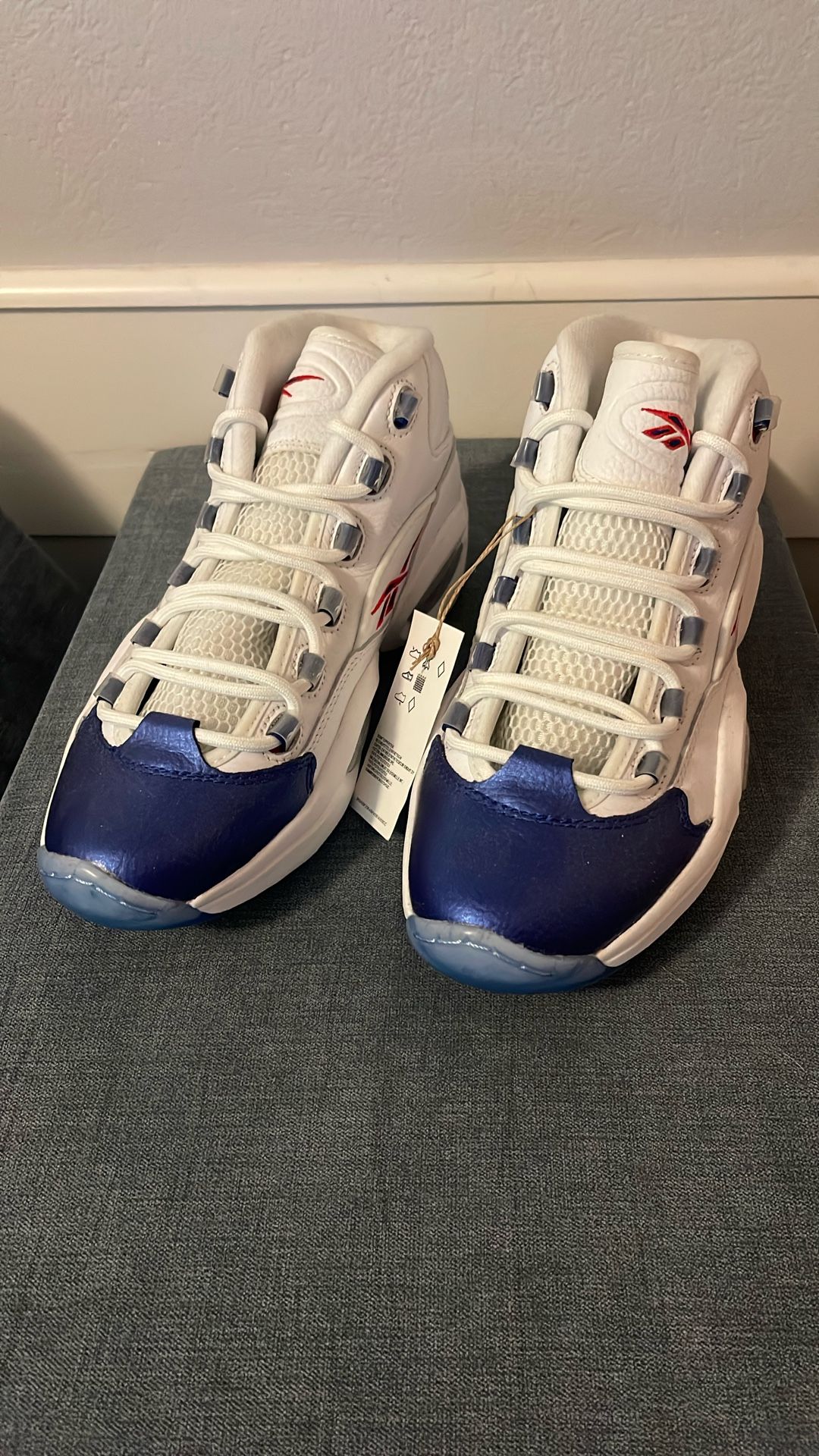 Reebok Question Mid Blue Toe Men’s (9)