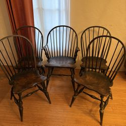 Vintage Bob Timberlake Collection Miniture Windsor Chair (5 Total Chairs) 