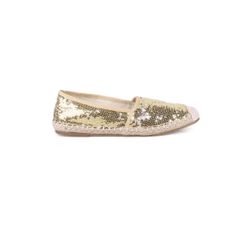 SEQUIN FLAT ESPADRILLE SZ 8