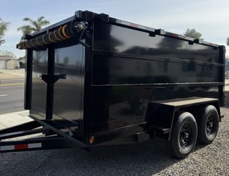 🎃New 8x4x12 Hydraulic Dump Trailer With Gift 🎁