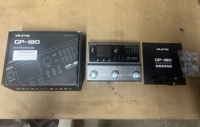 Valeton GP-180 guitar amp modeler multi effects pedal new! $80