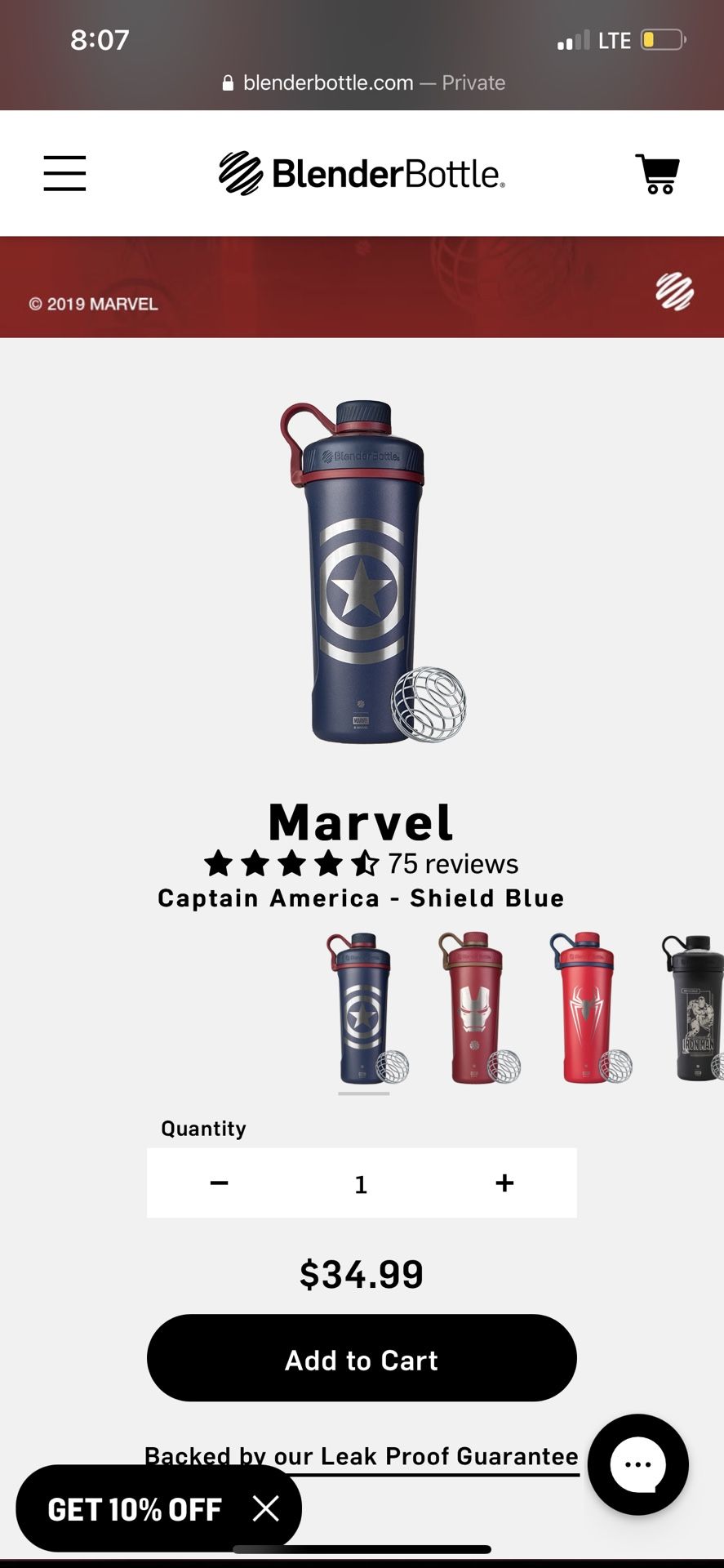 Blender Bottle
