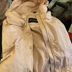 Pink Guess Rain Jacket 
