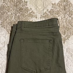 Olive Green Jeans 