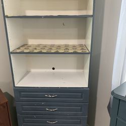 Shelf/drawers