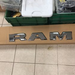 Letters R A M For Tailgate