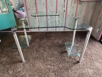 Glass Desk