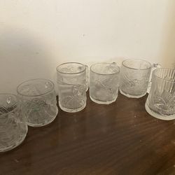 Collectible glass cups