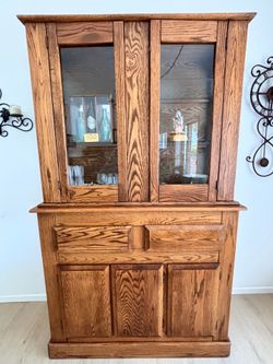Beautiful Wood China Cabinet