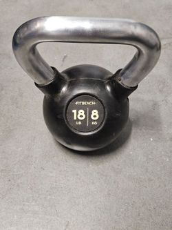 Fitbench kettlebell 18lb.