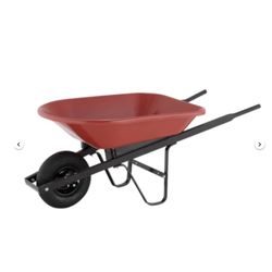 True Temper 4 cu. ft. Poly Wheelbarrow
