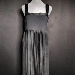 Long Black Sparkle And Fade Organ Maxi Dress (Size M)