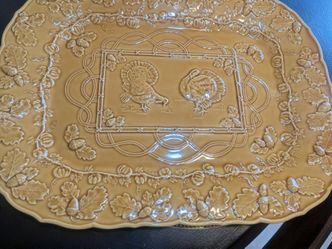 Large Ceramic Turkey Serving Platter