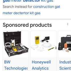 BW Technology Gas Detector Meter Kit/ Gas Tank Carbon Dioxide Nitrogen 