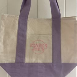 Trader Joe’s Mini Tote Bag Lavender 