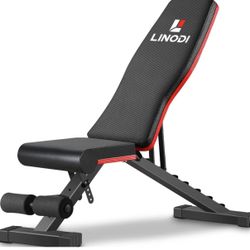 Linodi Adjustable Weight Workout Bench